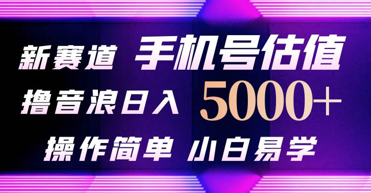 抖音不出境直播【手机号估值】最新撸音浪，日入5000+，简单易学，适合…-搞钱帮